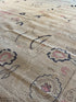 Dr. Veena Mistry 9.2x11.8 Tan Whitewashed Afghani Oushak