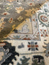 Svetlana Antonova 9x12 Hand-Knotted Oushak Rug Grey and Ivory
