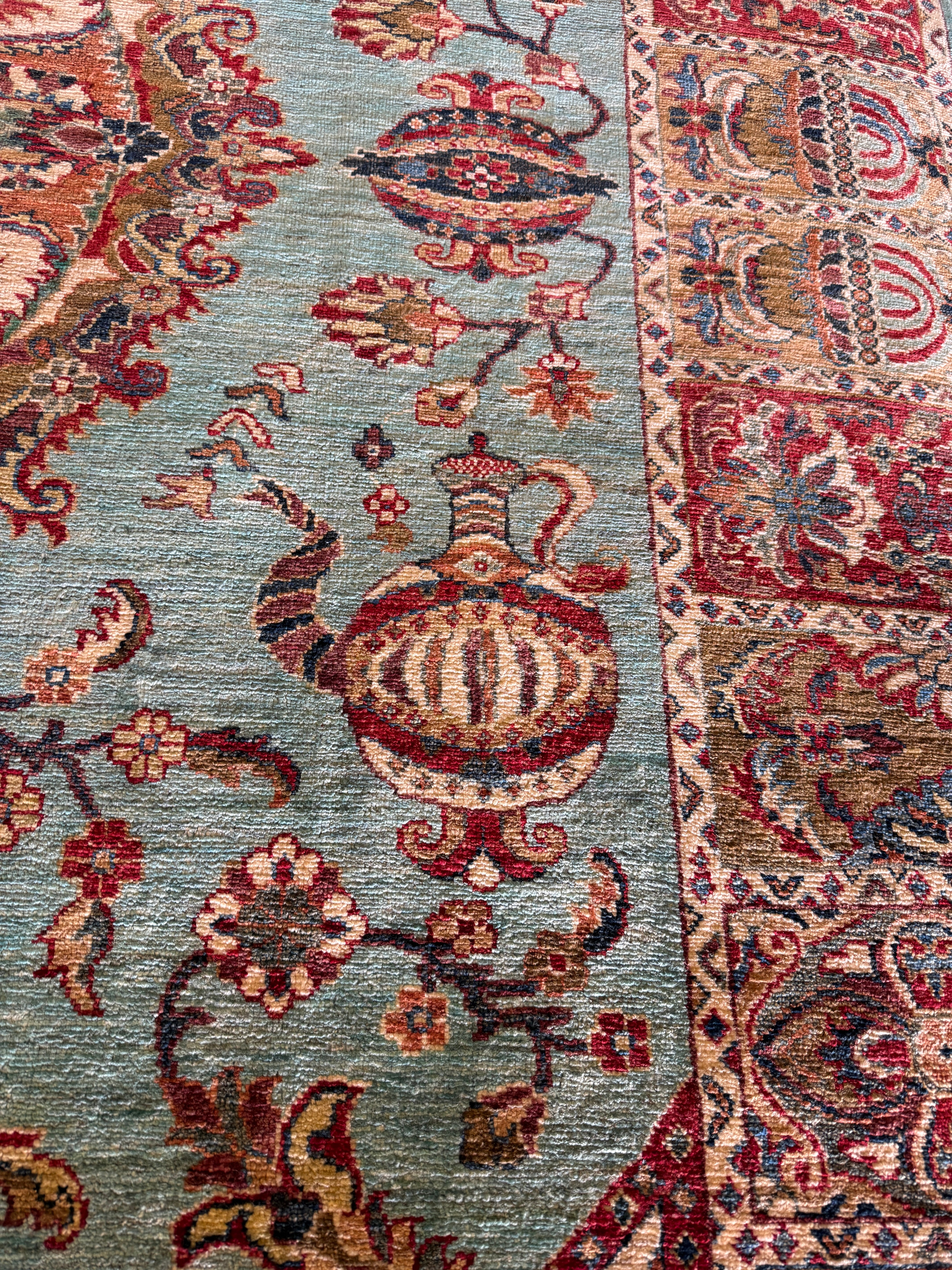 Jessica Chastain 7.11x9.11 COLOR Afghani Heriz Rug