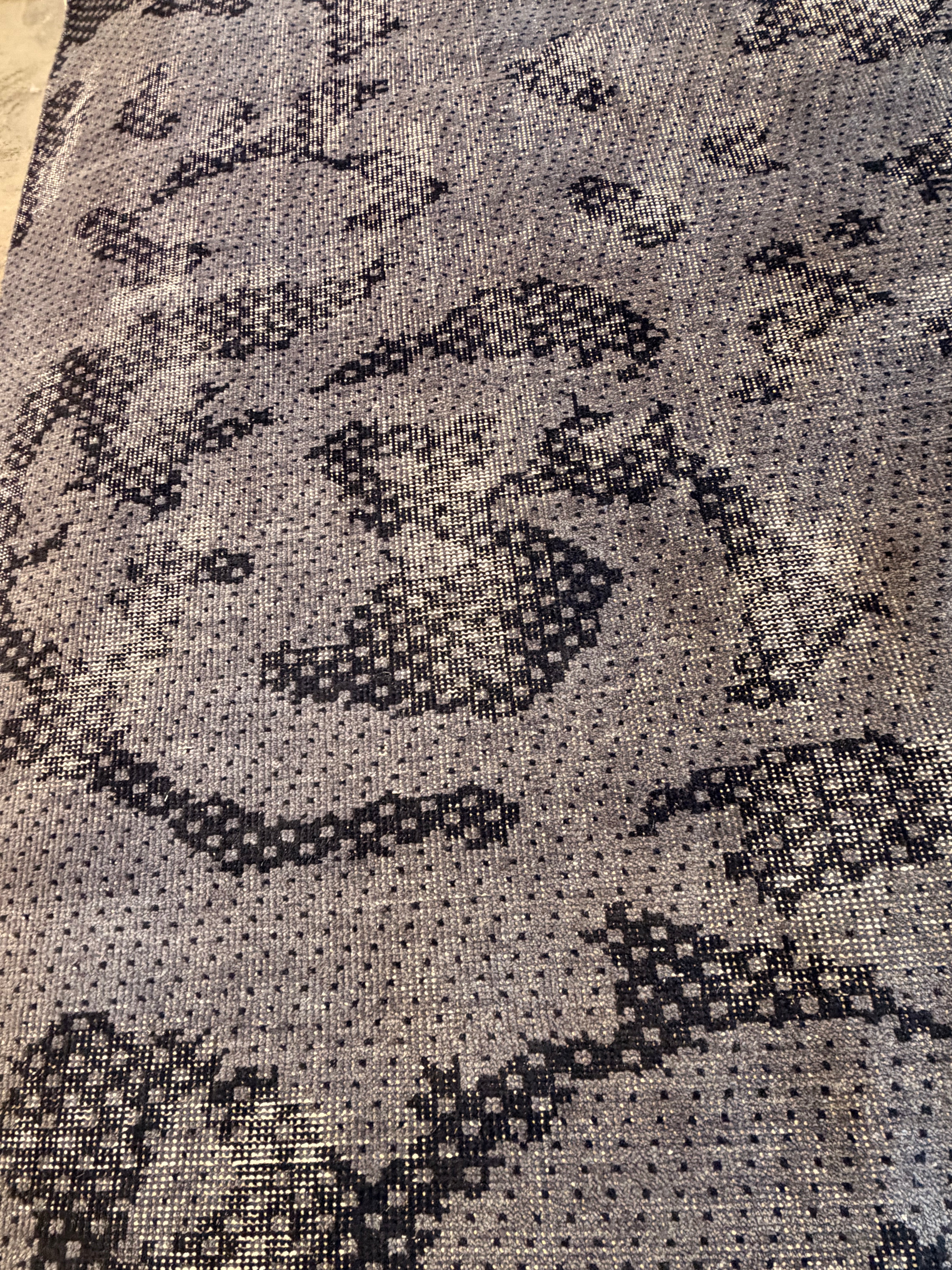 Serafina Black & Grey Modern Hand Knotted (Multiple Sizes)