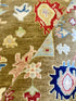 Vixen  8x10 Gold Hand-Knotted Oushak Rug
