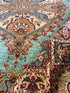 Jessica Chastain 7.11x9.11 COLOR Afghani Heriz Rug