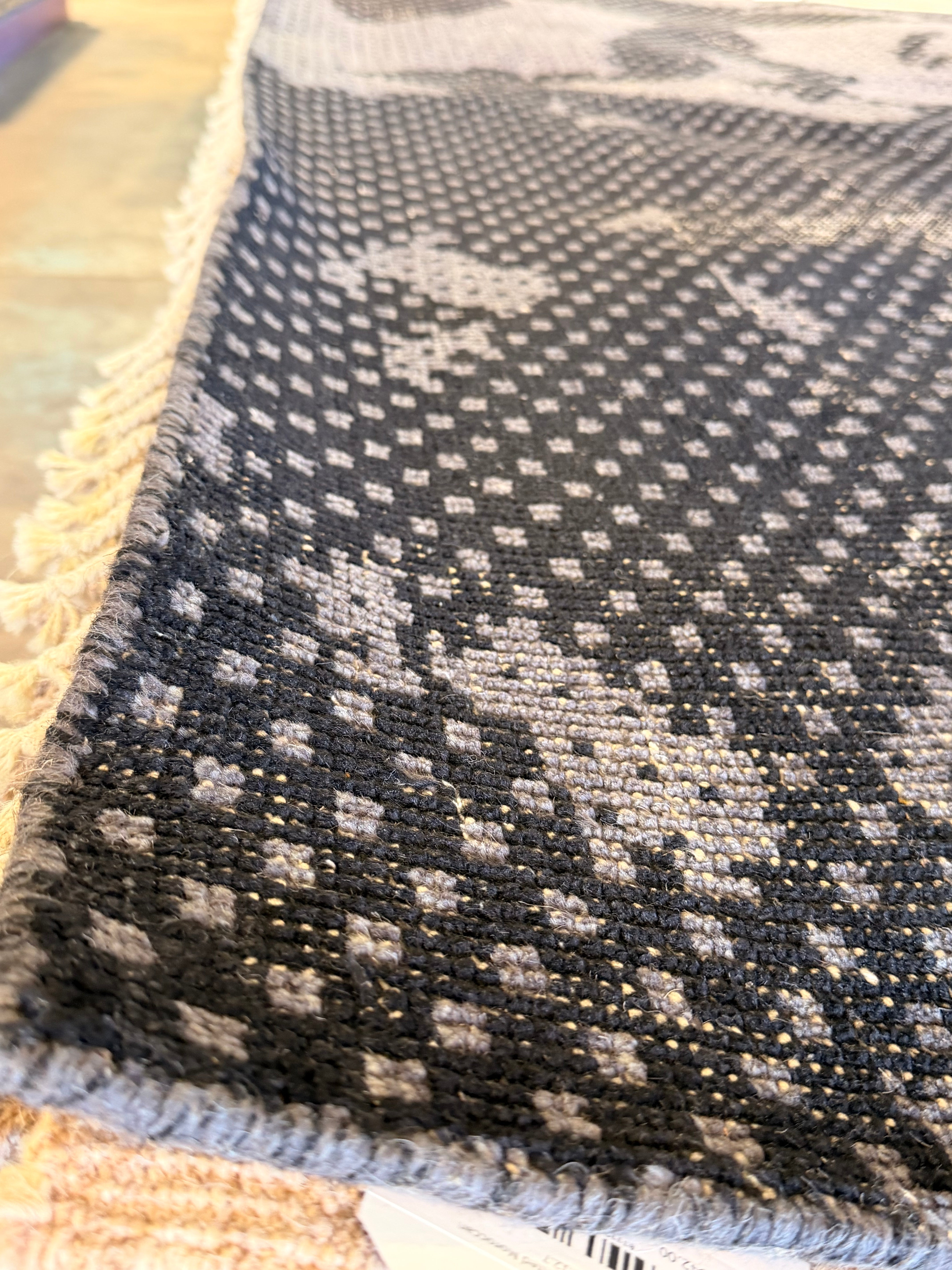Serafina Black & Grey Modern Hand Knotted (Multiple Sizes)