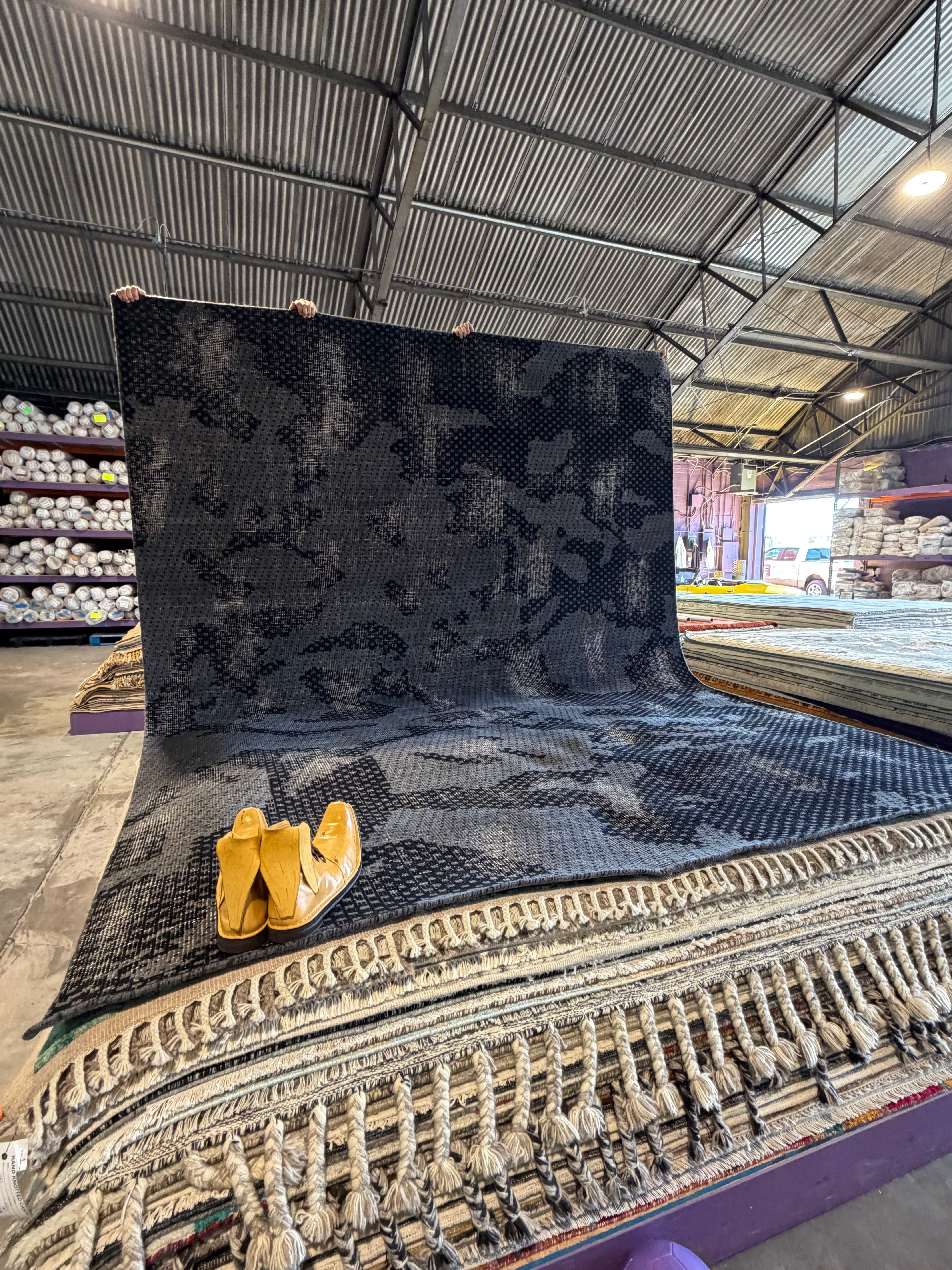 Serafina Black & Grey Modern Hand Knotted (Multiple Sizes)