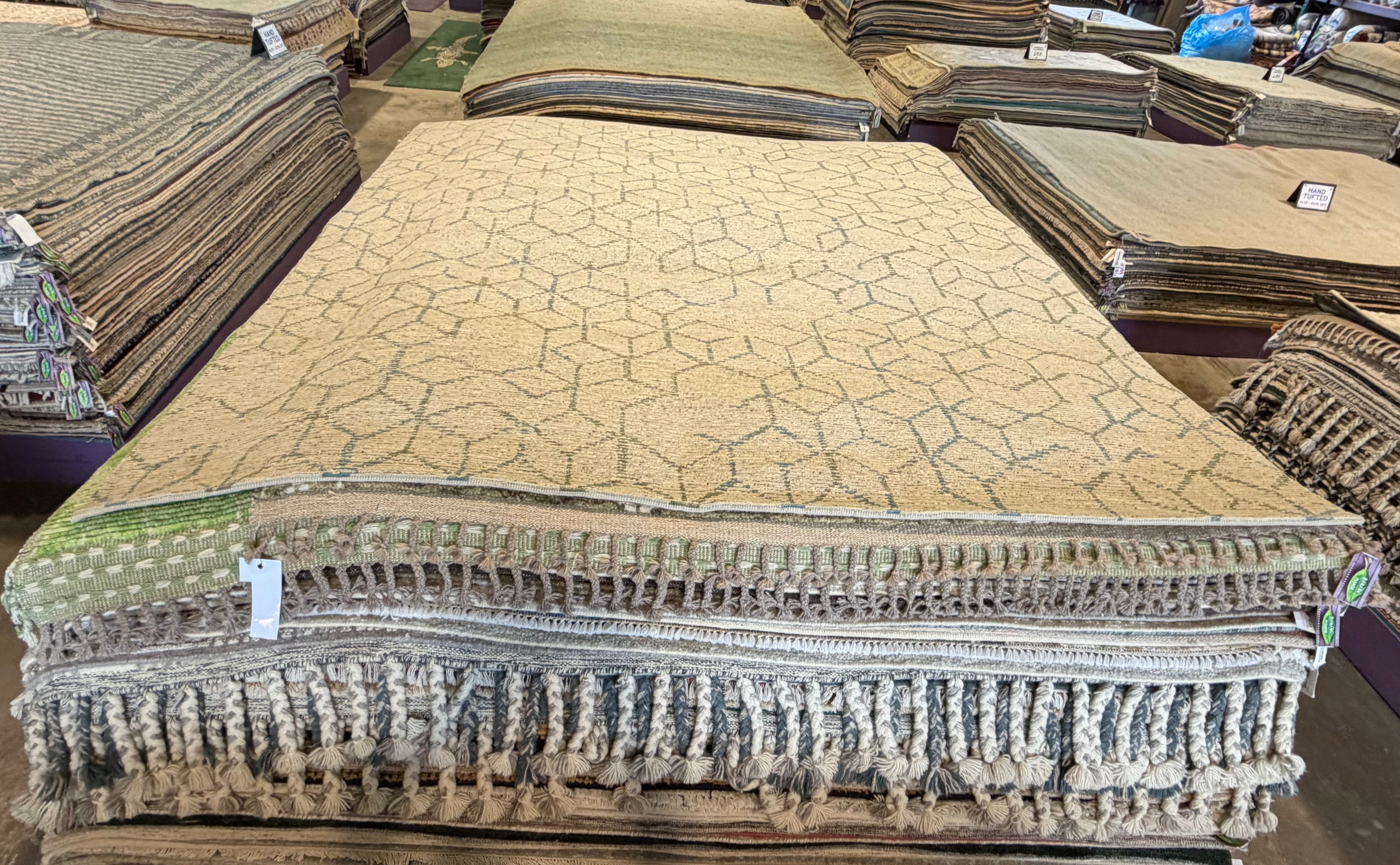 D.A. Craig Calloway 8x10 Grey Hand-Knotted Modern Rug