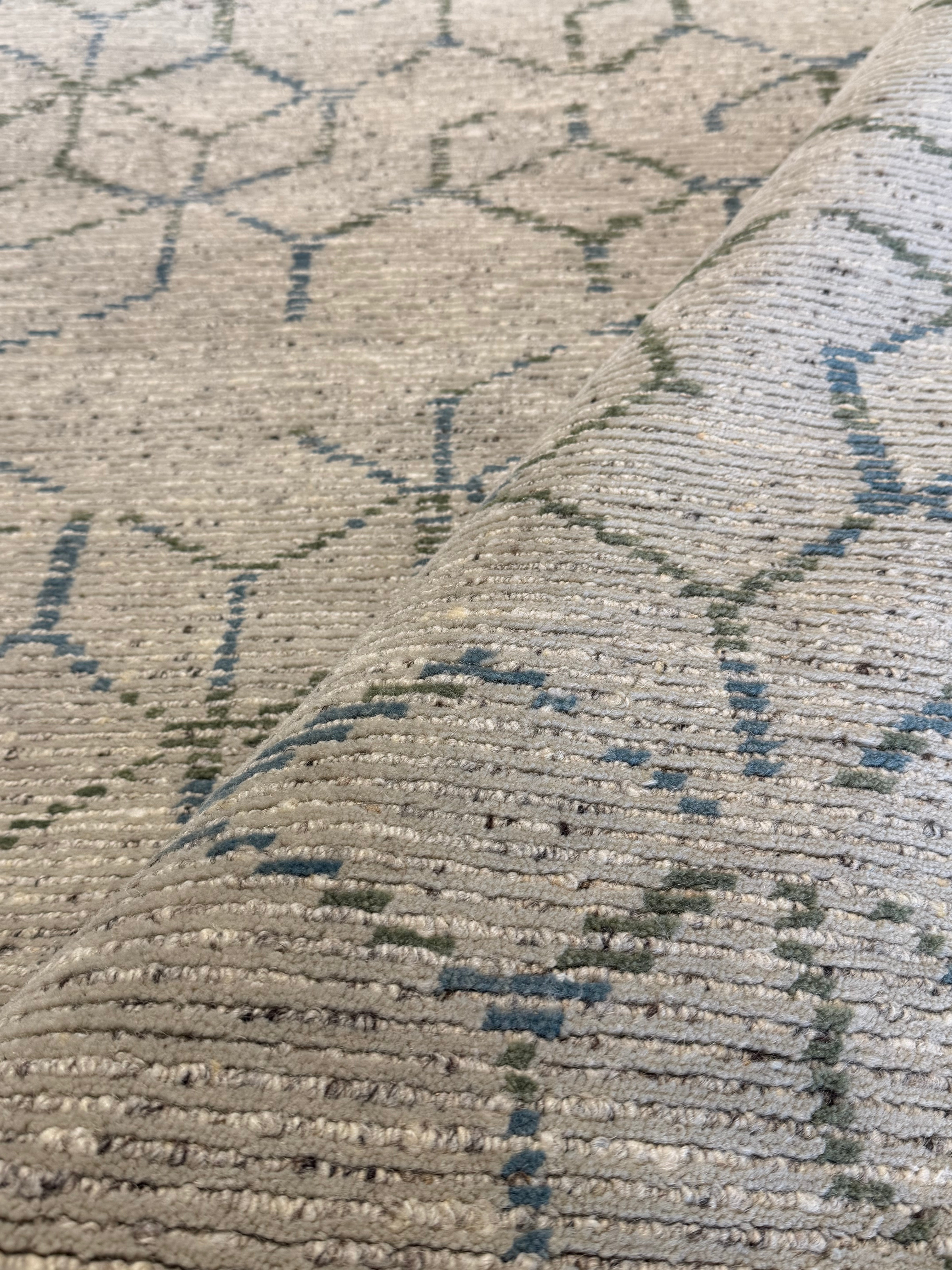 D.A. Craig Calloway 8x10 Grey Hand-Knotted Modern Rug