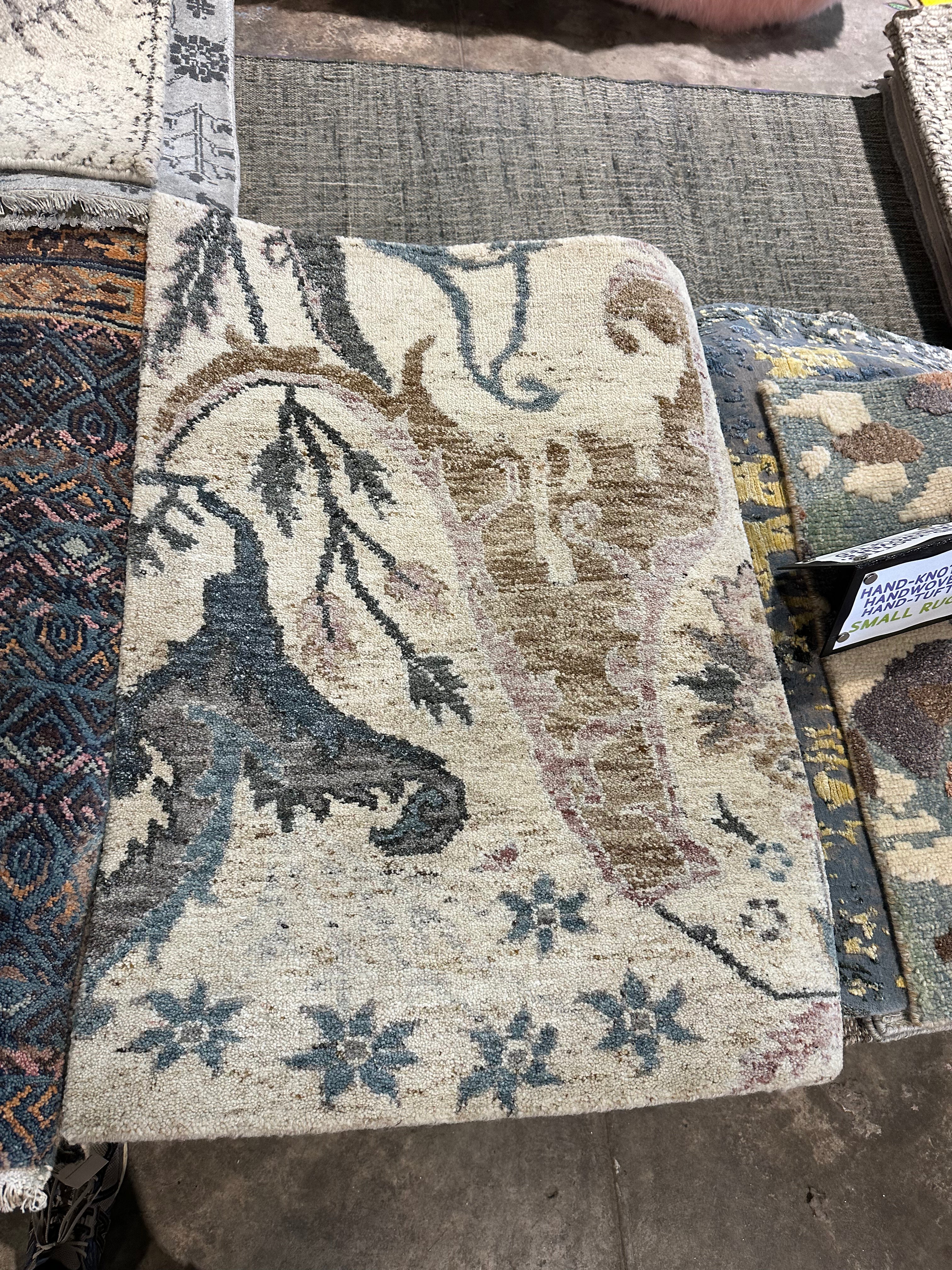 Geordy Skolnick 2x3 Hand-Knotted Modern Rug