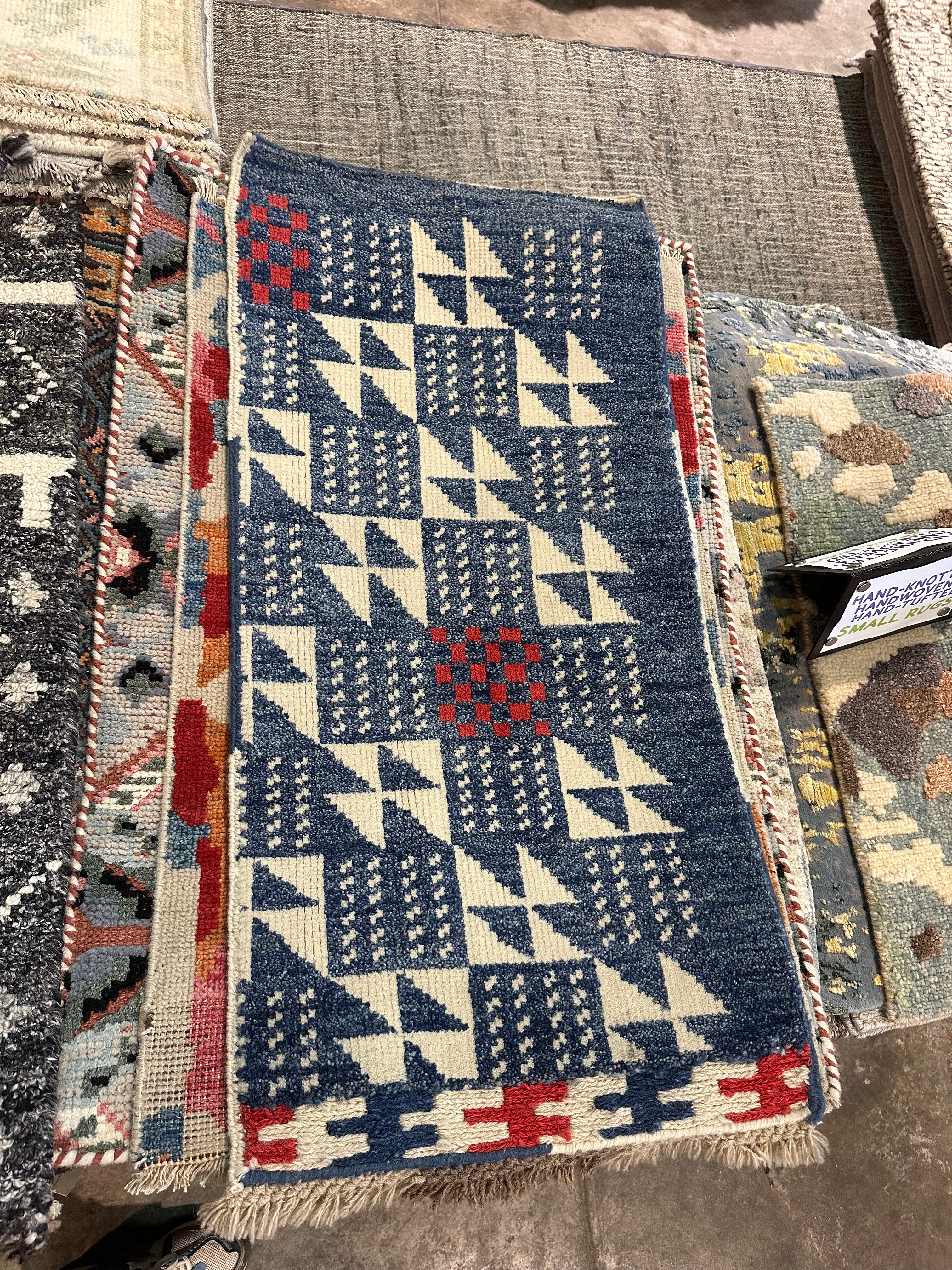 George Zouvelos 2x3 Hand-Knotted Modern Rug