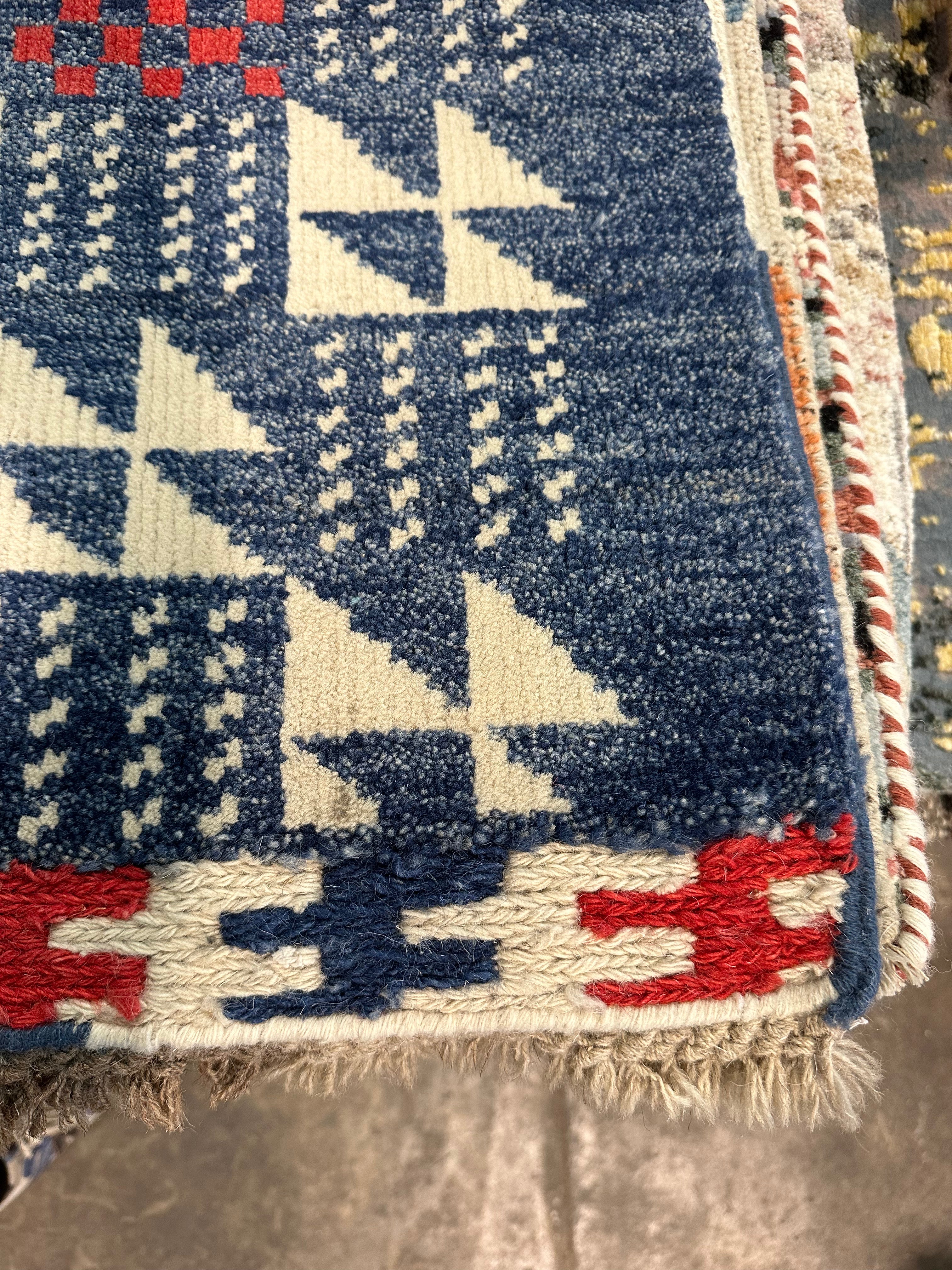 George Zouvelos 2x3 Hand-Knotted Modern Rug