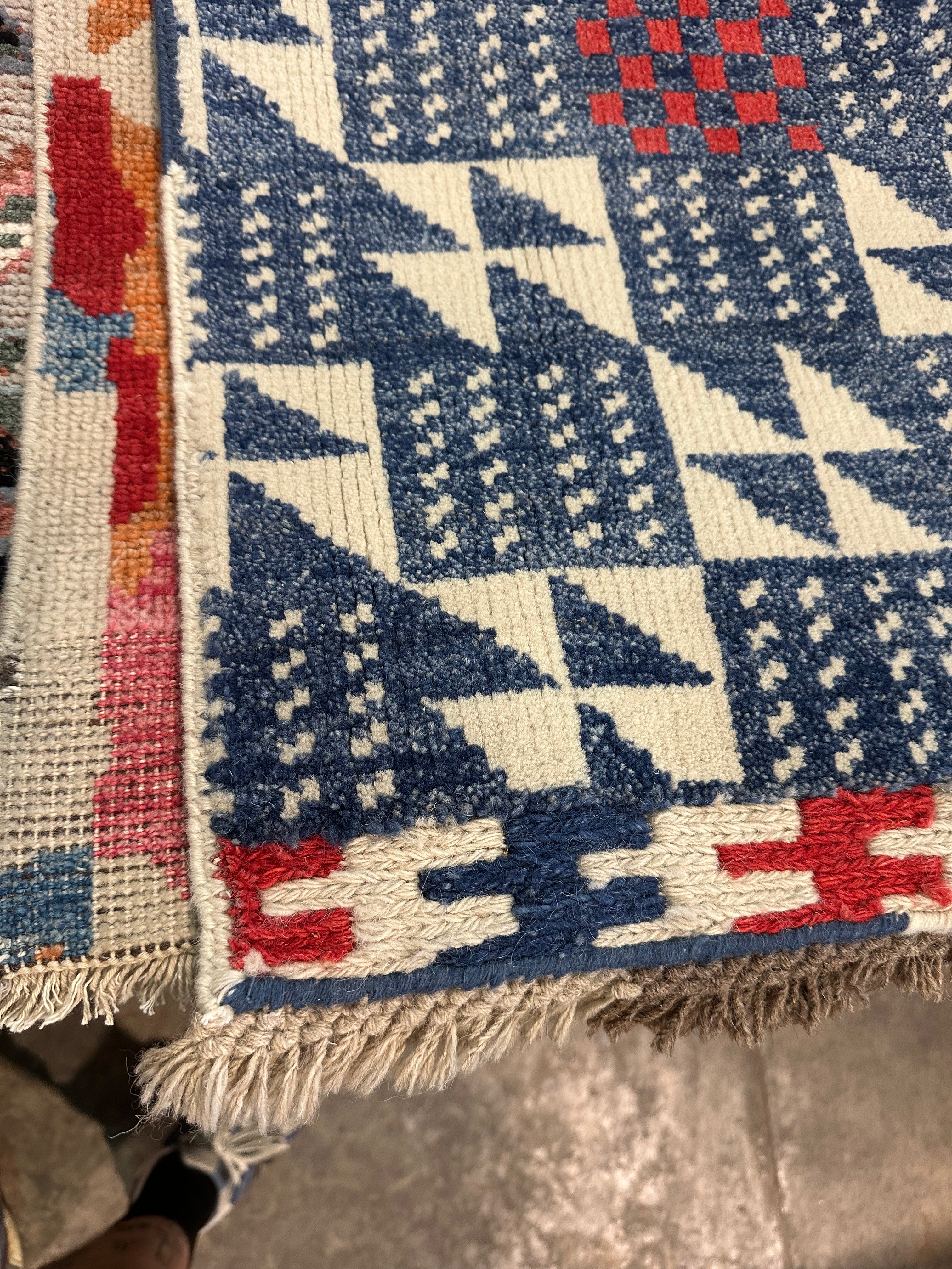 George Zouvelos 2x3 Hand-Knotted Modern Rug