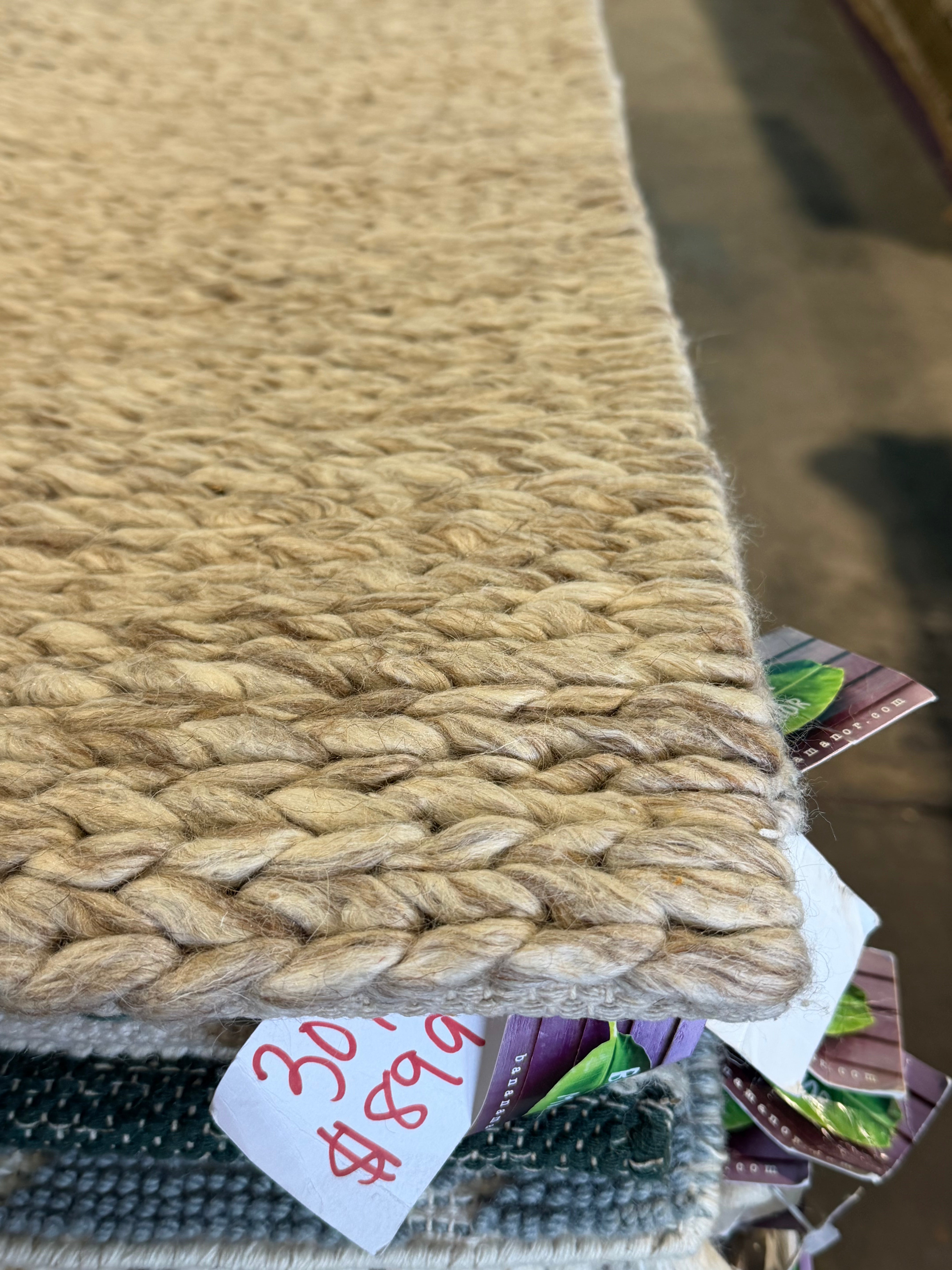 Ethan Kang 8x10 Grey Handwoven Modern Rug