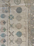 Holly Atkins 10.2x13.7 Light Blue Whitewashed Afghani Oushak