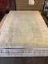 Dhanushka Anson 9.6x13.4 Light Blue Whitewashed Afghani Oushak