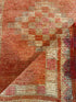 Linda Lane 3x10.10 Red Hand-Knotted Vintage Turkish Oushak Runner