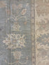 Dhanushka Anson 9.6x13.4 Light Blue Whitewashed Afghani Oushak