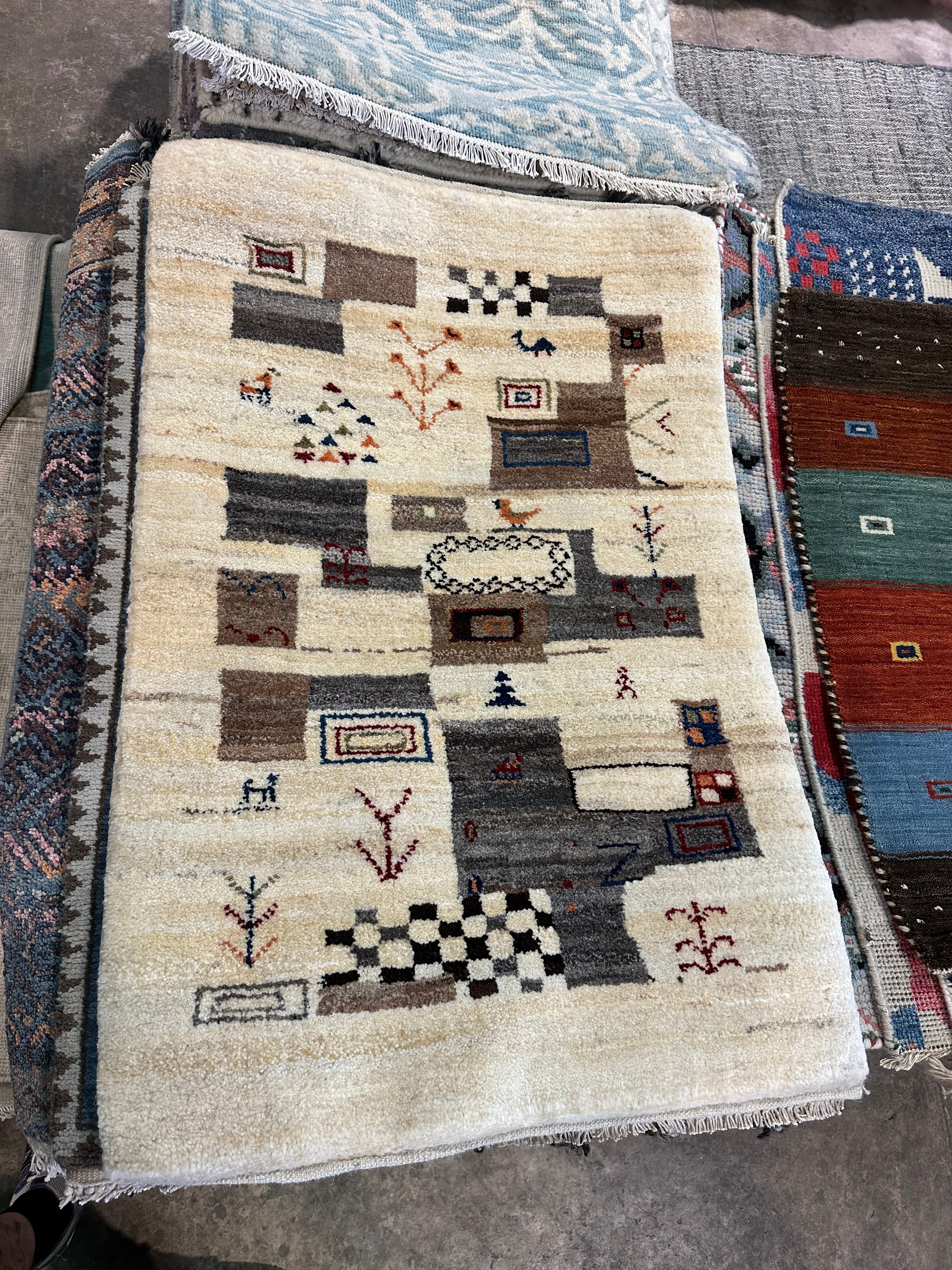 Jeff Cima 2x3 Hand-Knotted Modern Rug