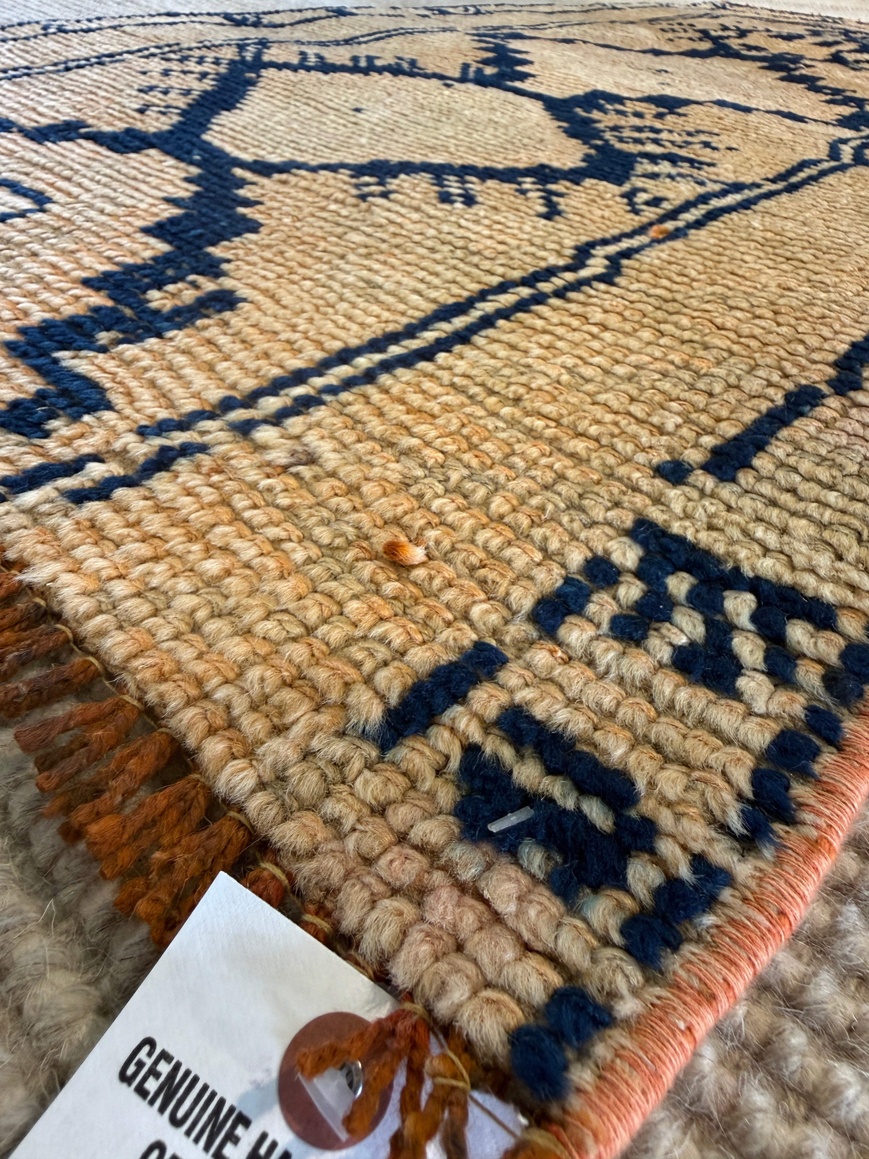 Dana Mane 2x4.6 Light Orange Hand-Knotted Vintage Turkish Oushak