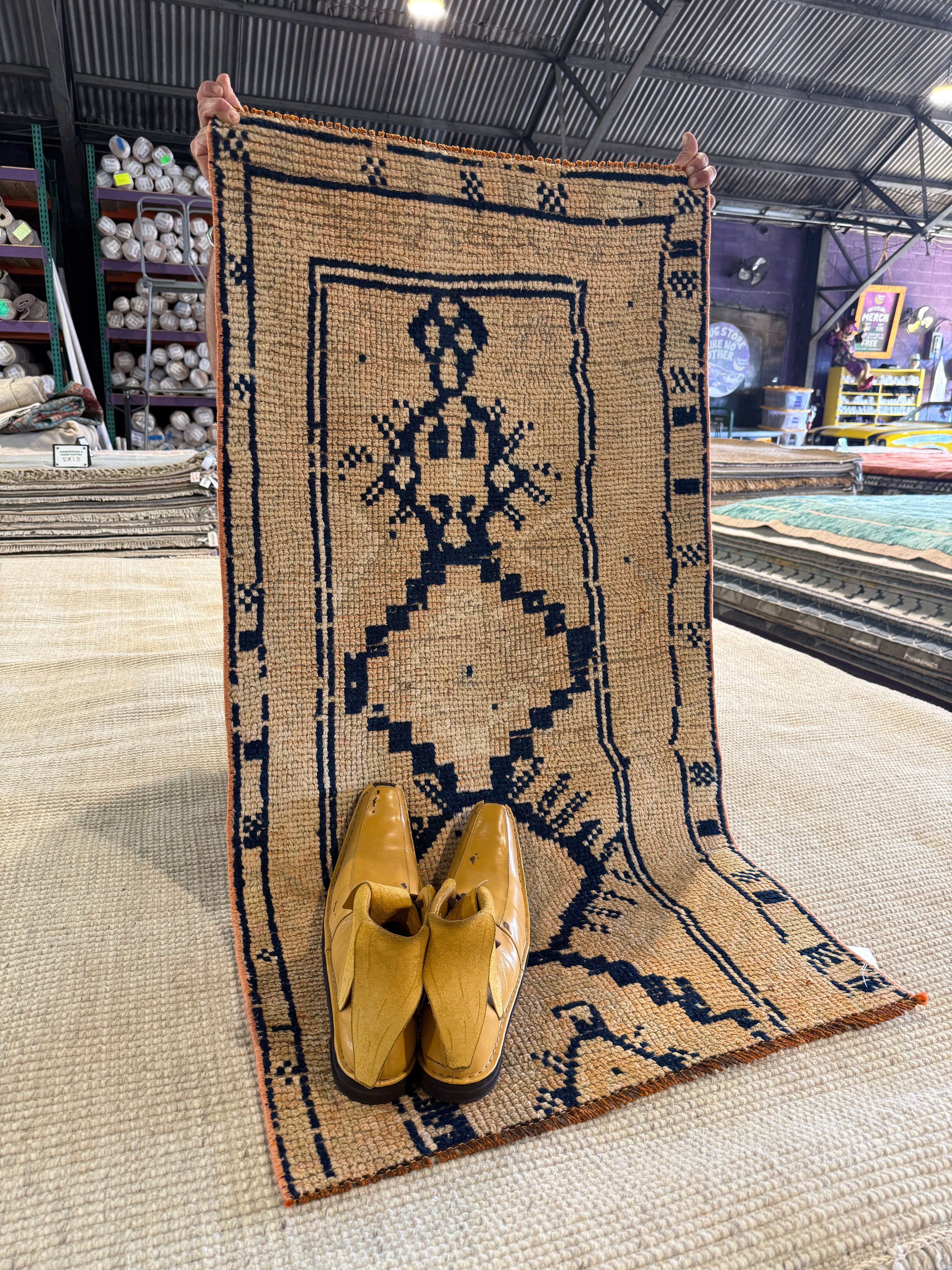 Dana Mane 2x4.6 Light Orange Hand-Knotted Turkish Rug