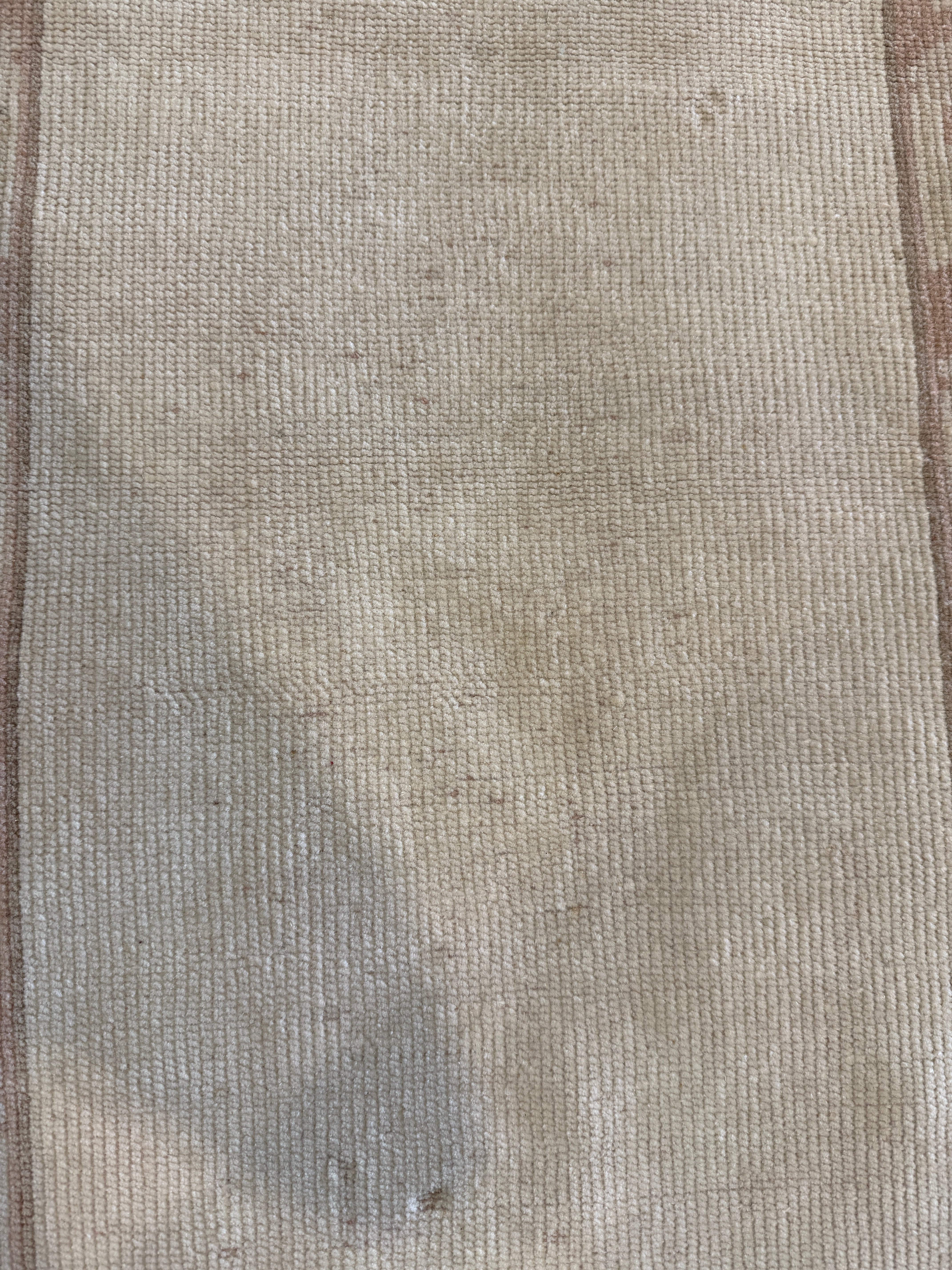 Kayla Lee 2.10x4.8 Cream Hand-Knotted Vintage Turkish Oushak