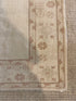 Kayla Lee 2.10x4.8 Cream Hand-Knotted Vintage Turkish Oushak