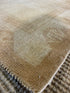 Maya Hunter 3x4.4 Cream Hand-Knotted Vintage Turkish Oushak