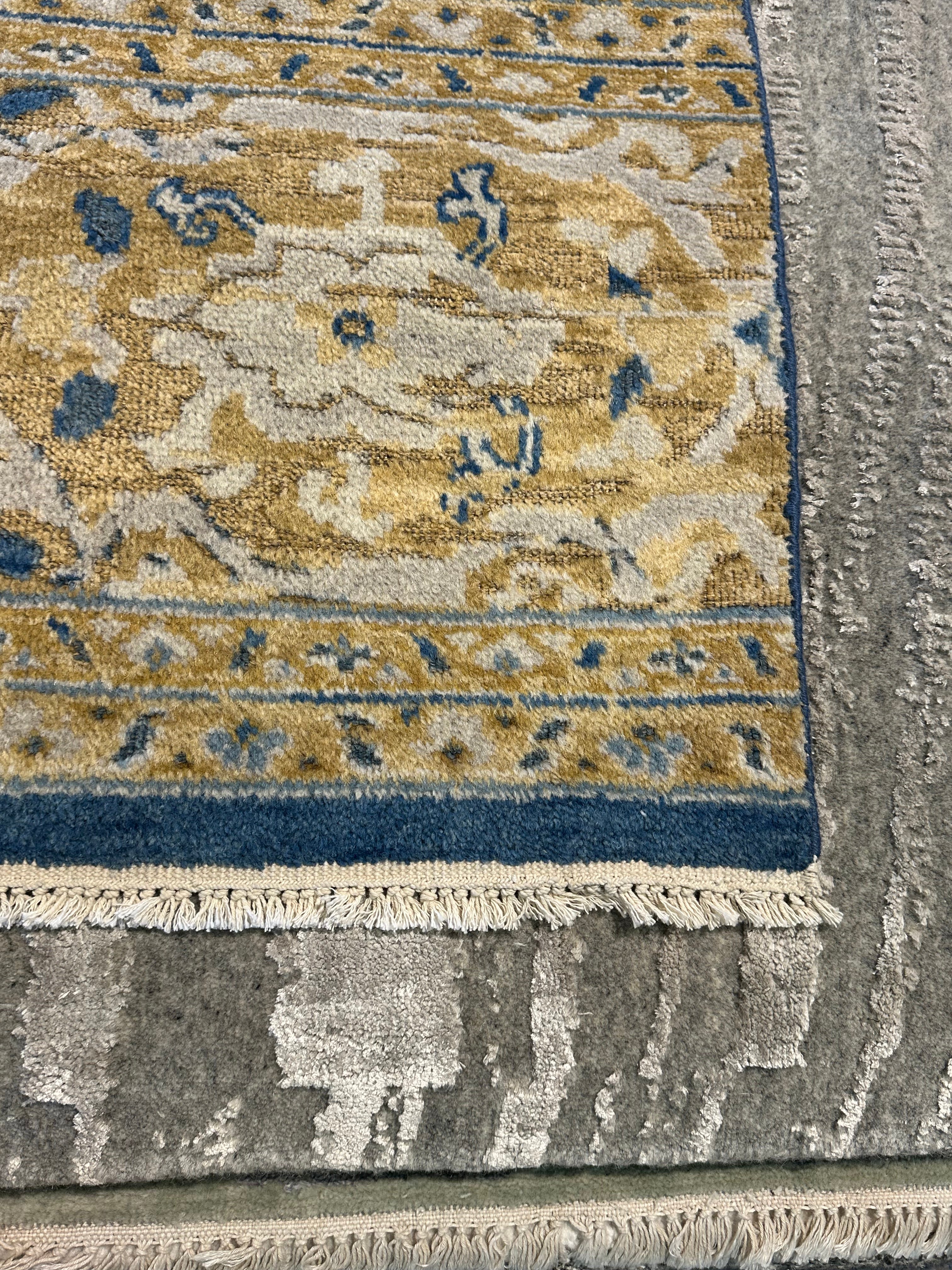 Laurel Lynn 2x3 Hand-Knotted Oushak Rug