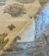 Andrew Firestone 8x10 Hand-Knotted Oushak Grey and Ivory