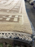 Frankie Delgado 8x10 Hand-Knotted Brown and Beige