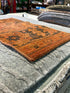 Liza Wolf 2x3 Hand-Knotted Oushak Rug