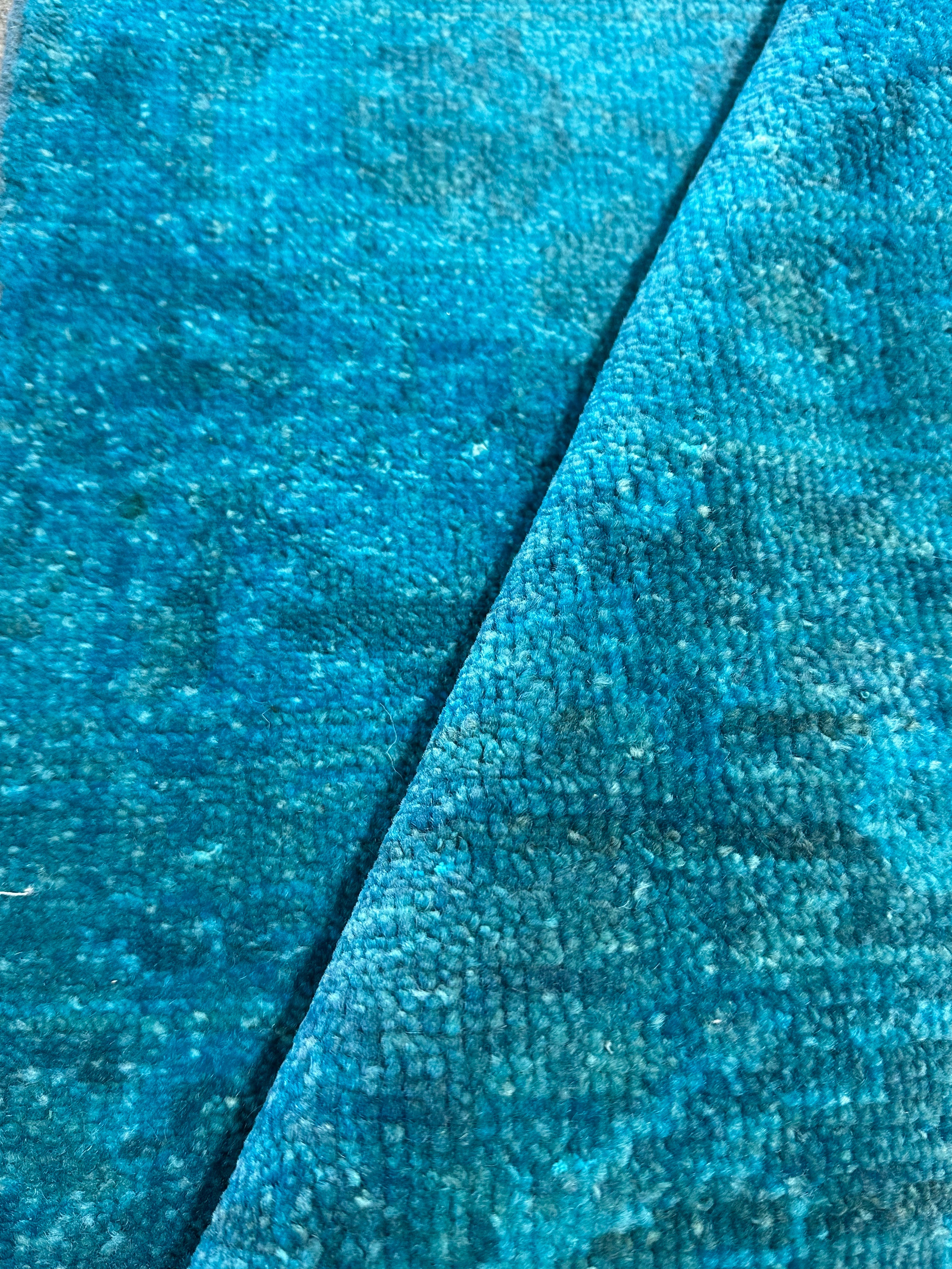 Jade Wade 2x3 Hand-Knotted Oushak Rug