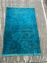 Jade Wade 2x3 Hand-Knotted Oushak Rug