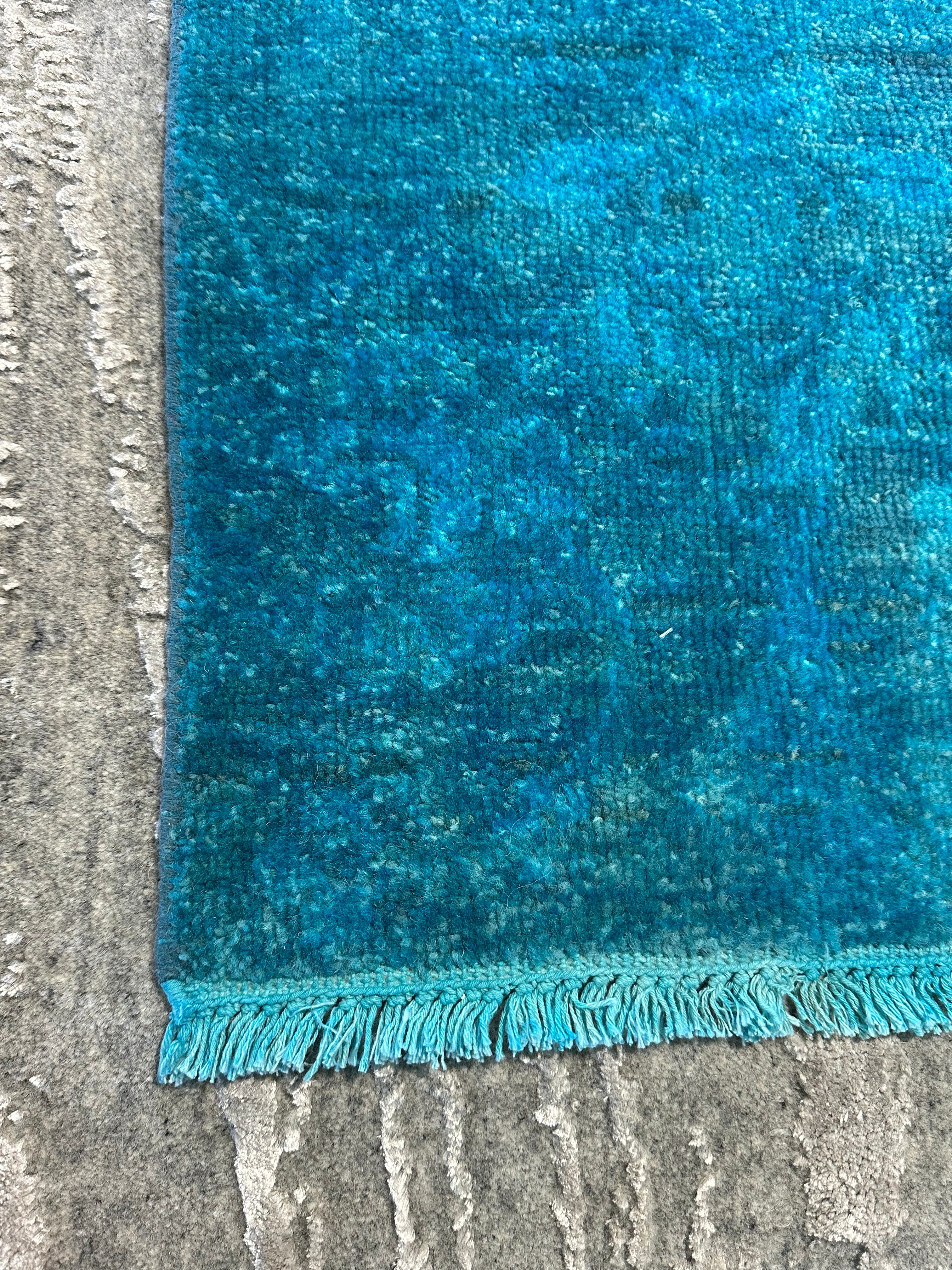 Jade Wade 2x3 Hand-Knotted Oushak Rug