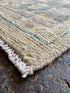 Zosia 3.8x5.6 Blue Whitewashed Afghani Oushak