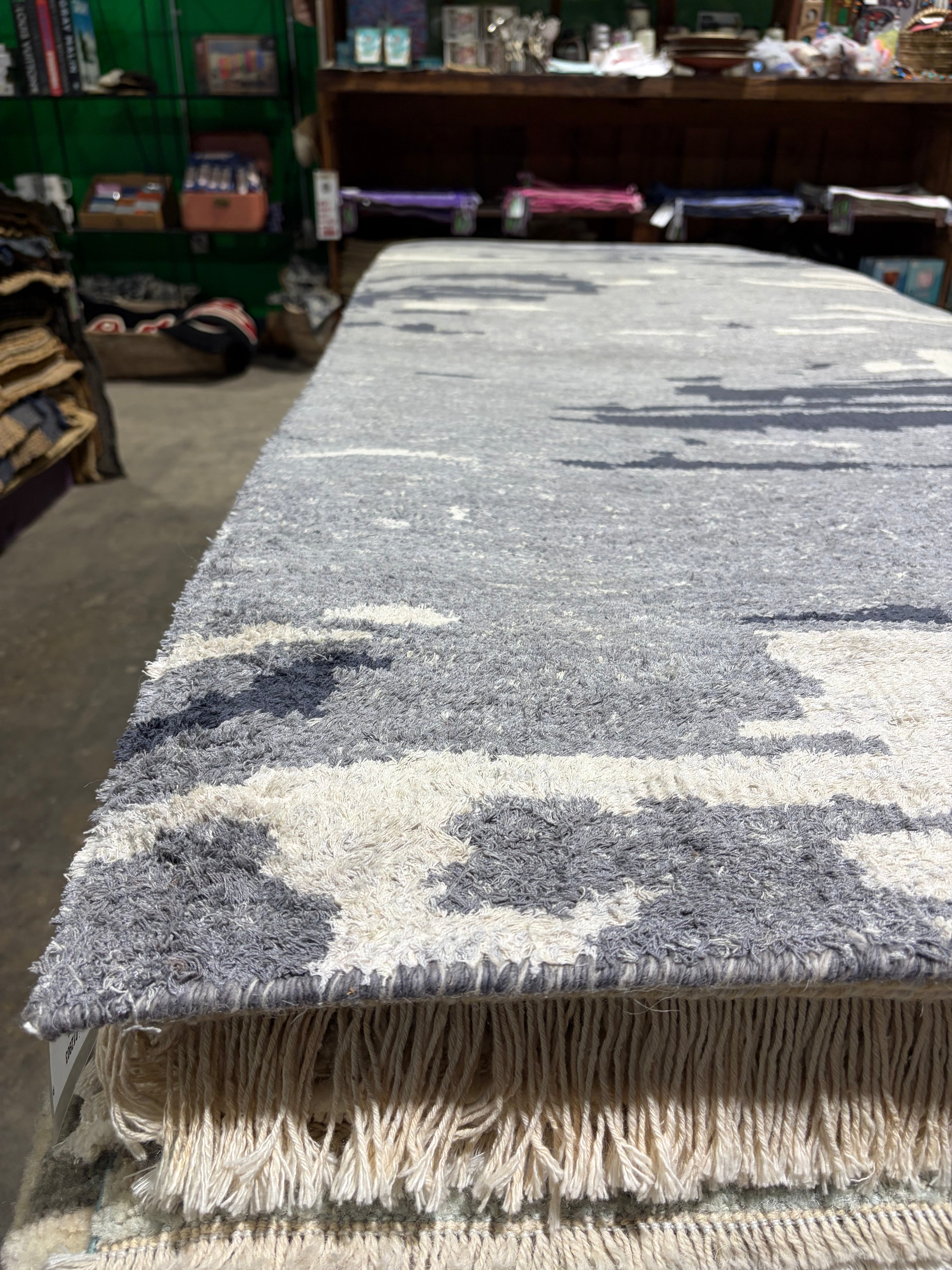Jim Cody Williams 2.6x10 Grey Hand-Knotted Modern Runner