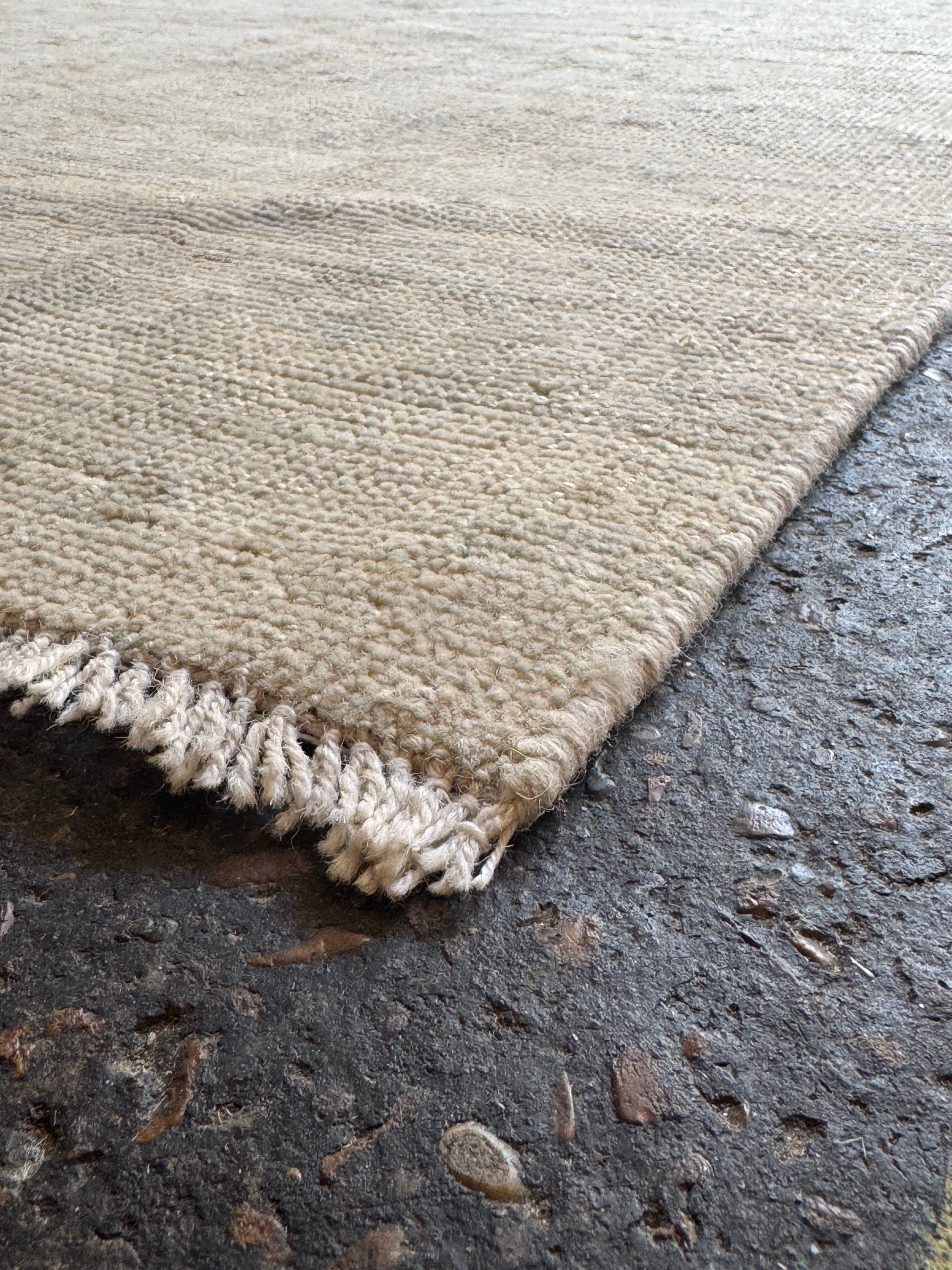 Gemma Knight Jones 4x6 Cream Whitewashed Afghani Oushak