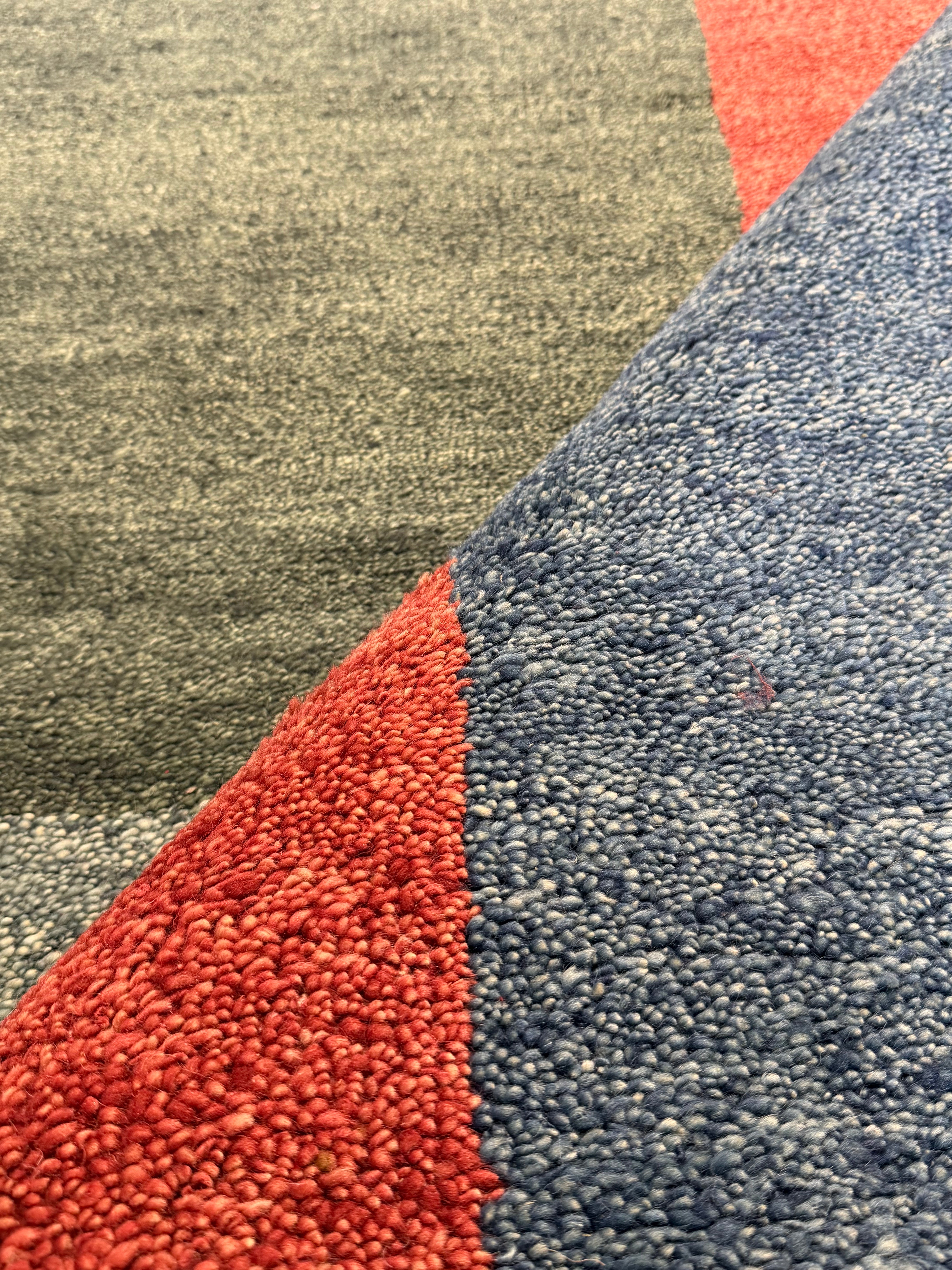 Curt 8x9.9 Hand-Knotted Multi Modern