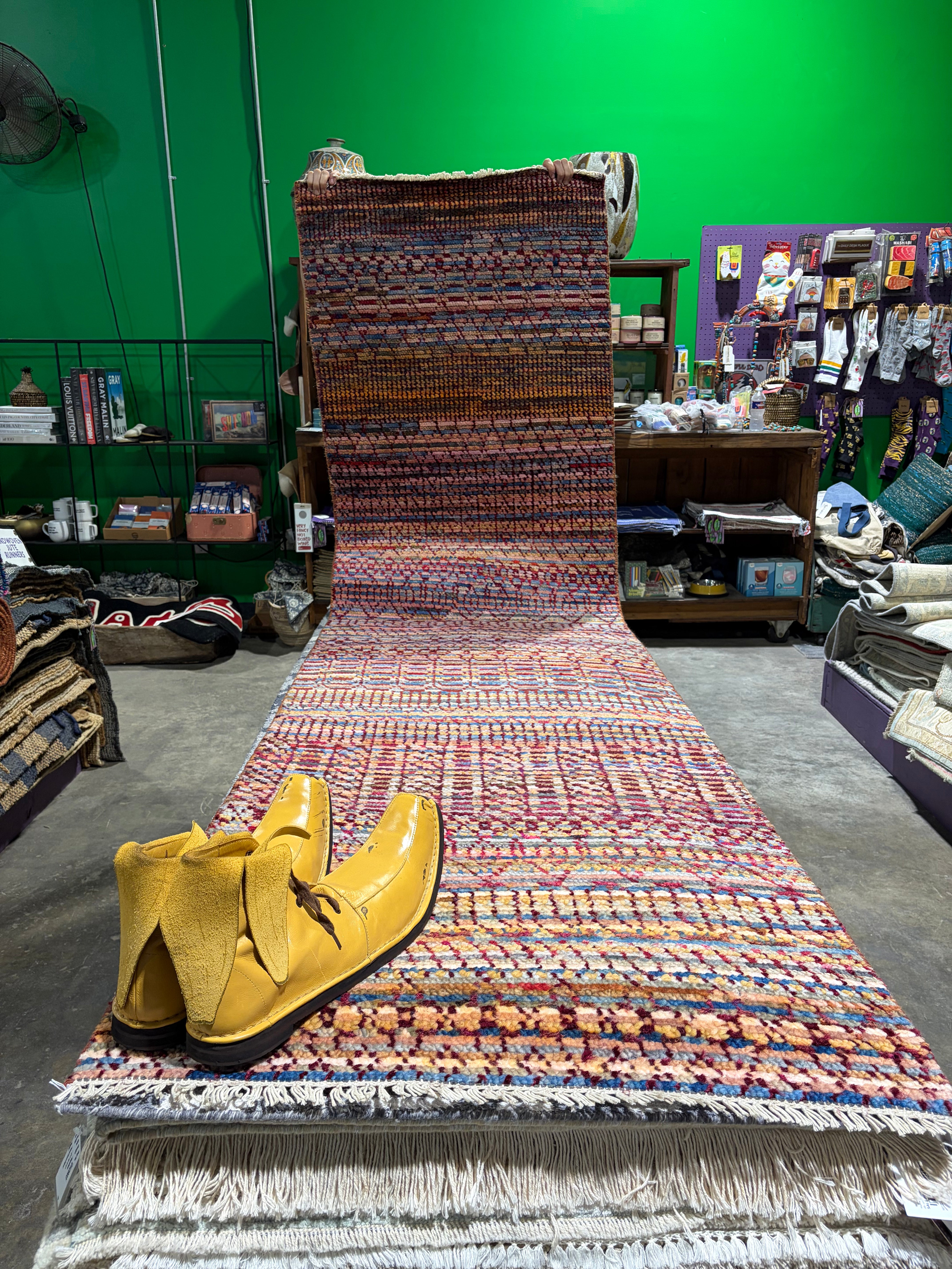 Evan Owen 2.6x10 Multi Color Hand-Knotted Modern Runner