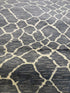 John Reynolds 8x9.9 Grey Hand-Knotted Modern Rug