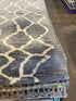 John Reynolds 8x9.9 Grey Hand-Knotted Modern Rug