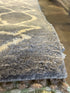 John Reynolds 8x9.9 Grey Hand-Knotted Modern Rug
