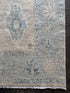 Catherine Skinner 3.9x6.2 Light Blue Whitewashed Afghani Oushak