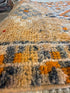 Octavia 2.5x12 Orange Hand-Knotted Vintage Turkish Oushak Runner