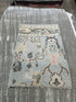 Madison Jessica Bennett 2x3 Hand-Knotted Oushak Rug