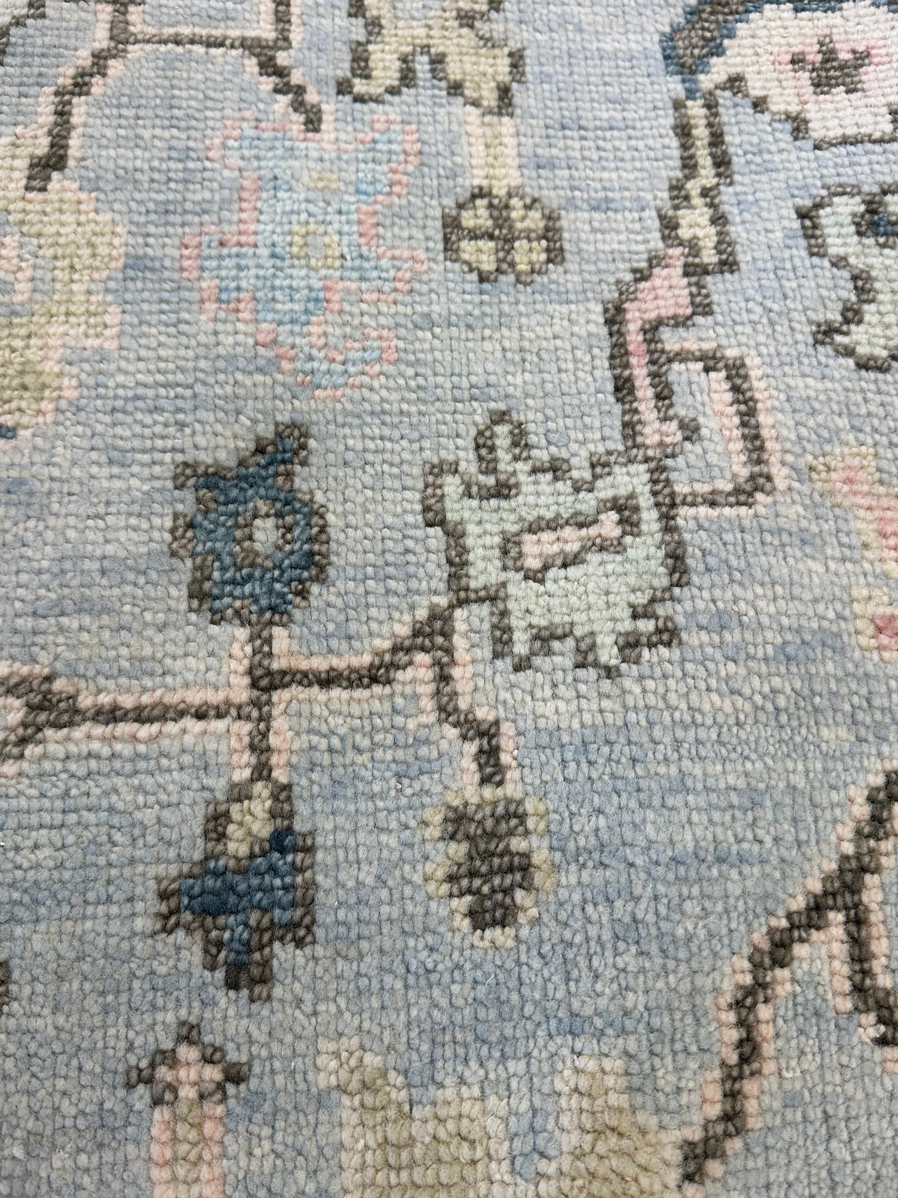 Madison Jessica Bennett 2x3 Hand-Knotted Oushak Rug