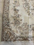Loren Bunt 3.11x6.9 Brown Hand-Knotted Vintage Turkish Oushak