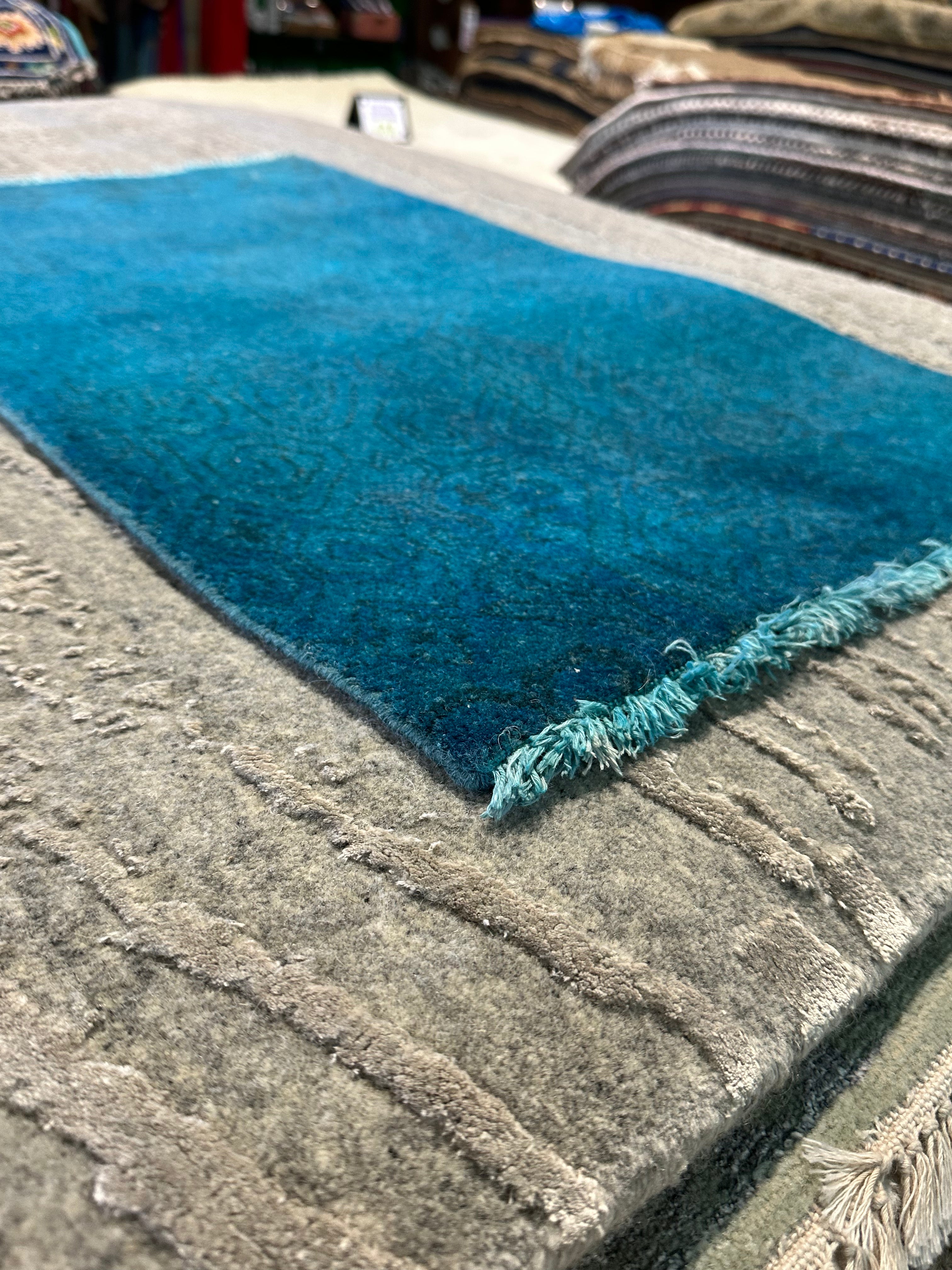 Madison Jessica Bennett 2x3 Hand-Knotted Oushak Rug (Copy)