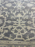 Angela Dorian 4x5.9 Hand-Knotted Grey & Silver Turkish Oushak