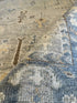 Sara Richmond 8x10  Grey Hand-Knotted Oushak Rug
