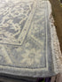 Angela Dorian 4x5.9 Hand-Knotted Grey & Silver Turkish Oushak