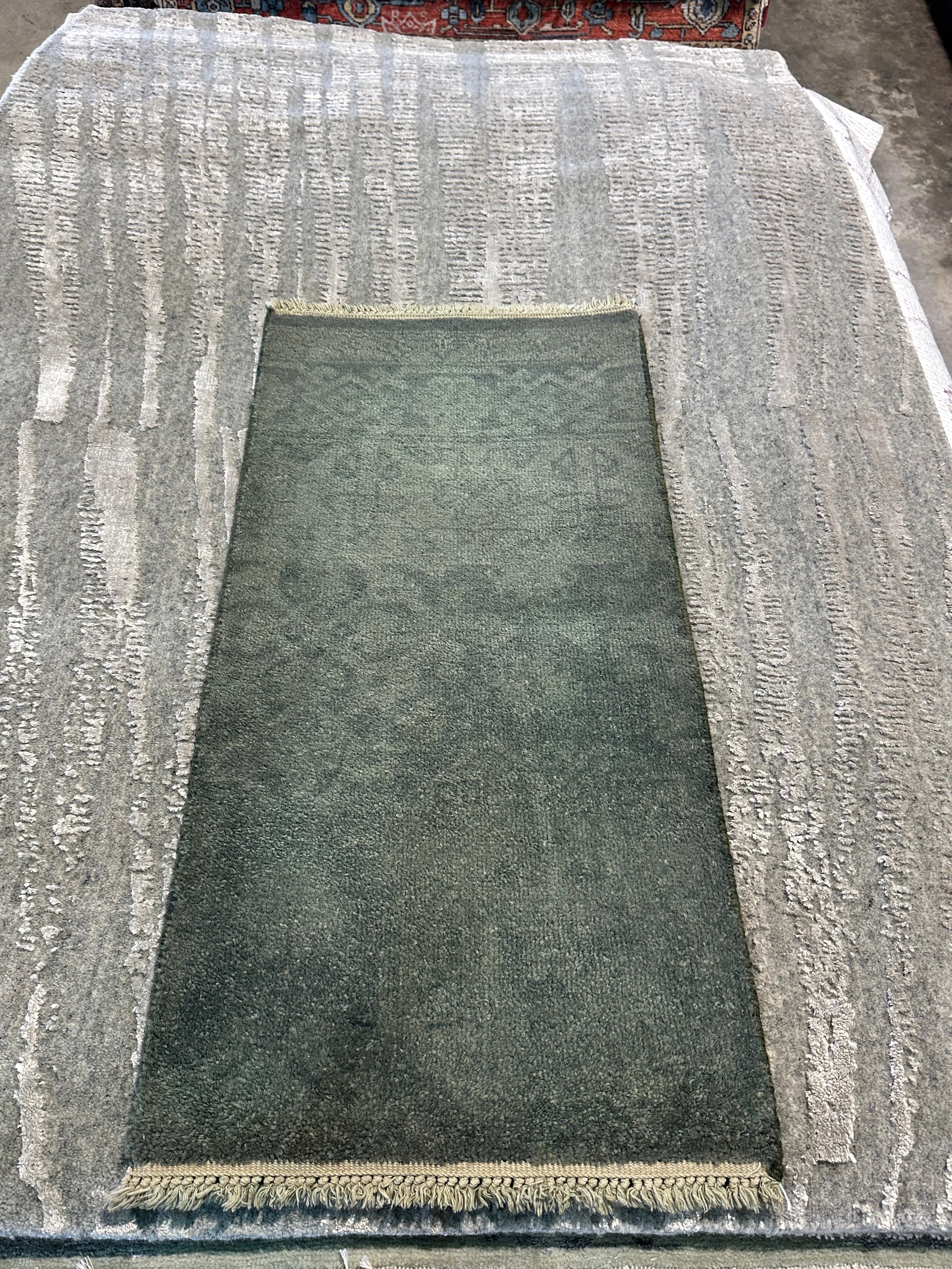 Natalie Shaw 2x3 Hand-Knotted Oushak Rug